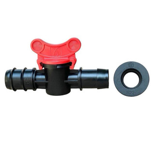 Van khóa khởi thủy kèm ron cao su cho ống LDPE phi 16/20/25/32mm