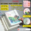 Sổ Còng Binder A5 B5 Chứa Được 150/200 Tờ Giấy Refill 100GSM Có Trang Keo Kẻ Ngang Caro Còng Kim Loại 2 Đầu