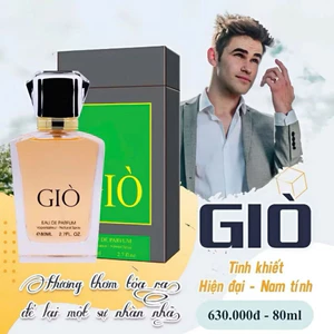 GIÒ 80ML Nước hoa nam sang trọng nam tính hàng chính hãng