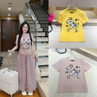 Áo phông cotton cổ tròn cộc tay hình Chó I’m dog form babytee #21003