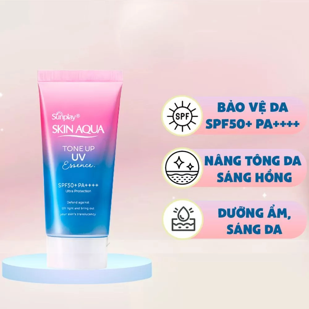 Kem Chống Nắng Sunplay Skin Aqua Tone Up UV SPF50+ PA++++ 80g - Nâng Tông Dưỡng Sáng Da