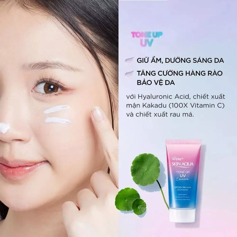Kem Chống Nắng Sunplay Skin Aqua Tone Up UV SPF50+ PA++++ 80g - Nâng Tông Dưỡng Sáng Da