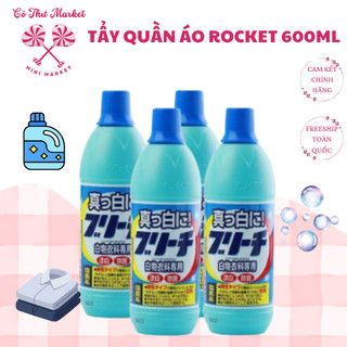 Nước tẩy trắng quần áo Rocket 600ml Nhật Bản - CÔ THƯ MARKET