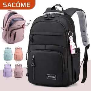 Balo chống nước chống sốc nhiều ngăn, balo cho laptop dung tích lớn, ba lô học sinh unisex bền đẹp, tặng móc khóa.B8705