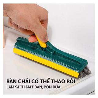 Chổi Chà Sàn Xoay 120º (C25) Chà Sàn Nhà Tắm - Chổi Chà Sàn Thông Minh Với Thiết Kế Đầu Gạt Nước Kèm Đầu Chổi Xoay