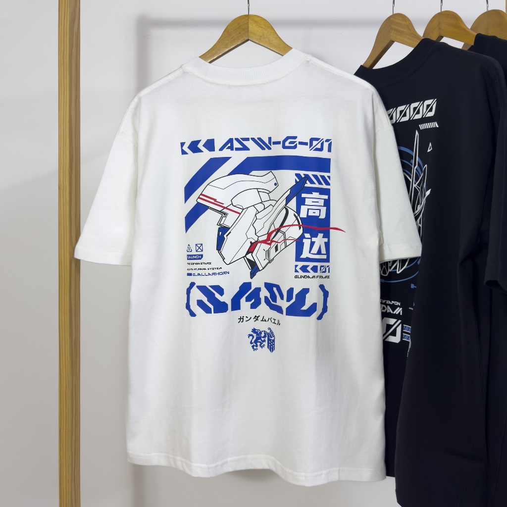 Áo thun Bael G.U.N.D.A.M Nam Nữ Unisex Form Rộng Oversized