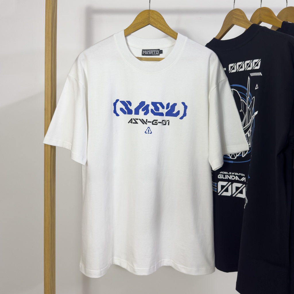 Áo thun Bael G.U.N.D.A.M Nam Nữ Unisex Form Rộng Oversized