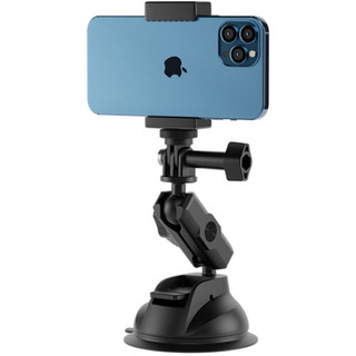 Chân Đế Hít Kính Telesin TE-SUC-012 Cho Action Cam / Điện Thoại - Gắn Kính Chắc Chắn | Xoay Linh Hoạt | Chính Hãng