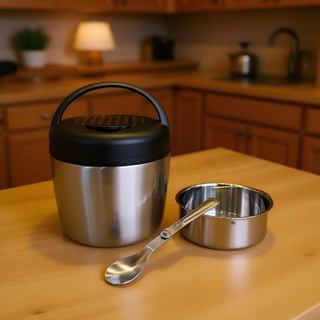 Cặp lồng giữ nhiệt, hộp đựng cơm trưa chất liệu Inox304 cao cấp, dung tích 1,2L,