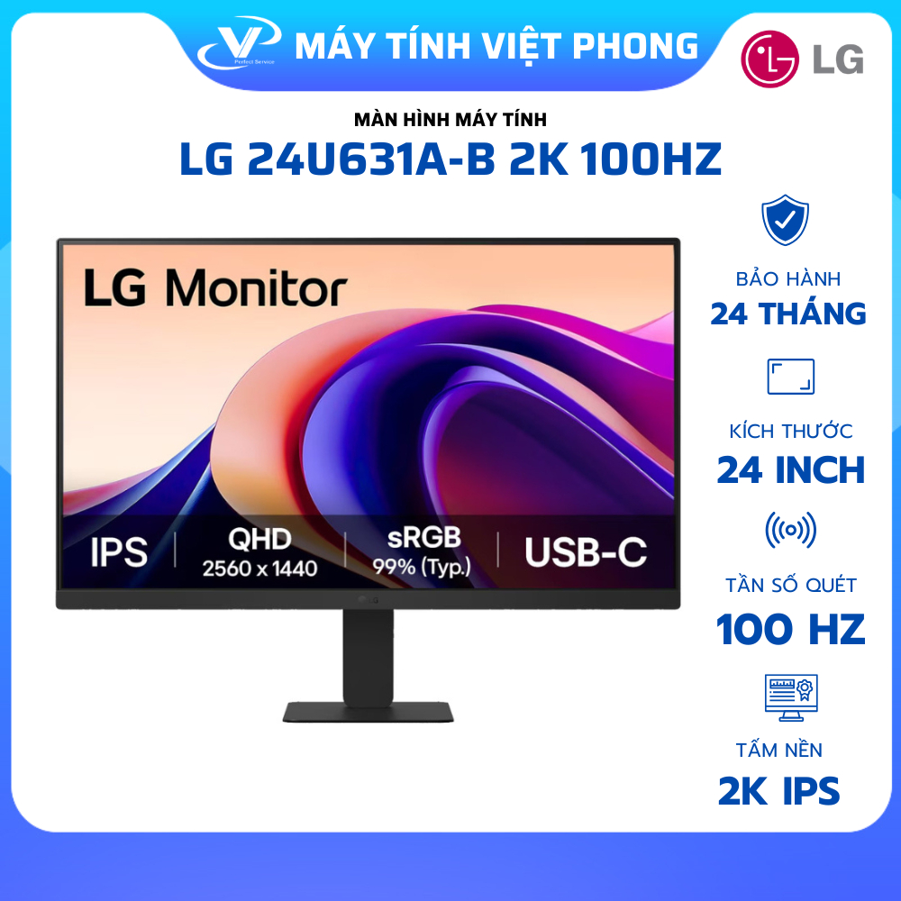MÀN HÌNH LG 2K 27U631A-B 24U631A-B 32U631A-B (QHD/IPS/100HZ/5MS/USB-C 15W) CHÍNH HÃNG BẢO HÀNH 2 NĂM | BigBuy360 - bigbuy360.vn