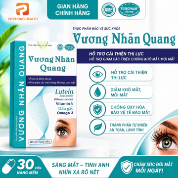 Viên uống bổ mắt chăm sóc mắt viên uống bổ mắt cận thị cho bé VƯƠNG NHÃN QUANG Chính Hãng