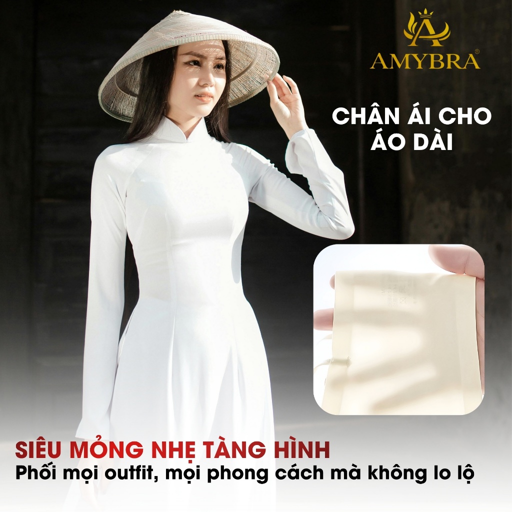 [Hàng Mới Về] Áo Ngực Su Đúc Không Gọng Tàng Hình, Áo Lót Nữ Siêu Mỏng Mịn Thoáng Mát AMYBRA A01