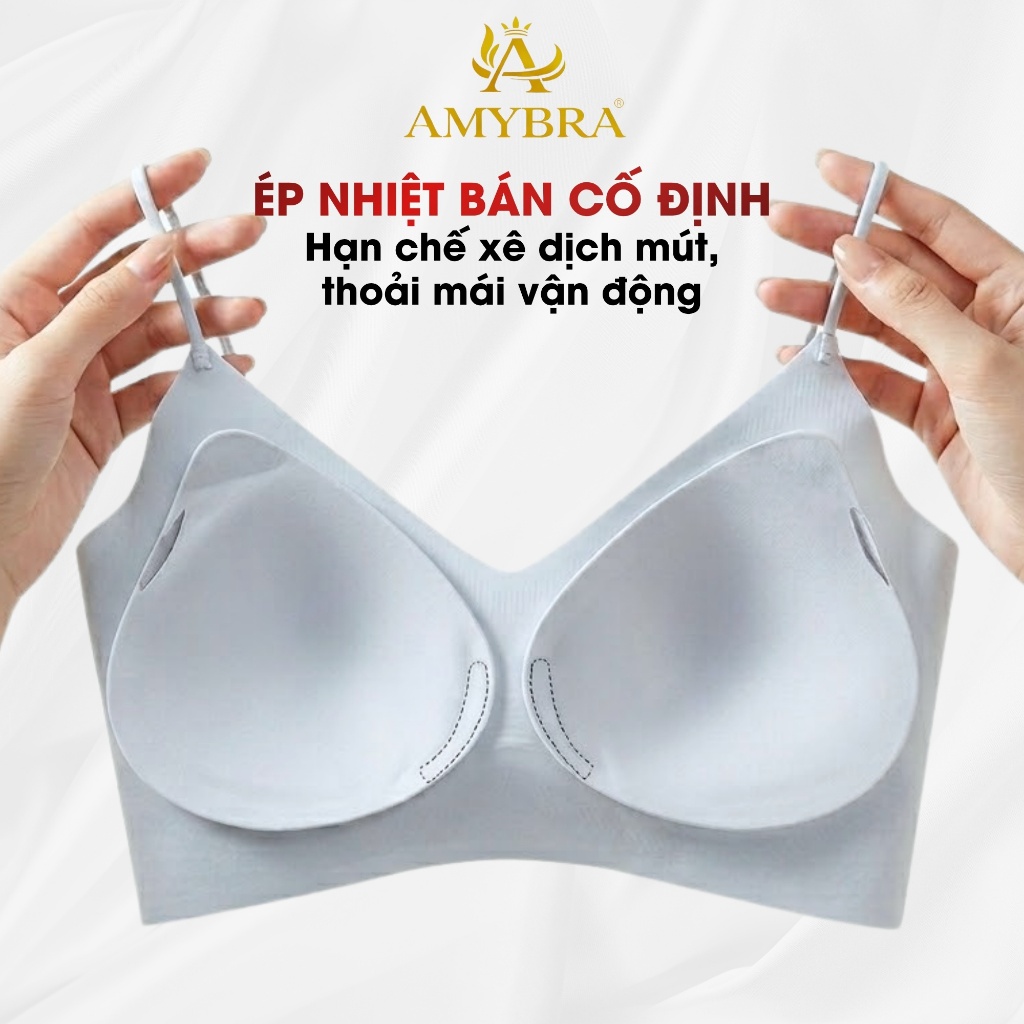 [Combo Tiết Kiệm] Combo Áo Ngực Su Không Gọng Tàng Hình, Set Áo Lót Nữ Gom Ngực Chống Xệ AMYBRA A01