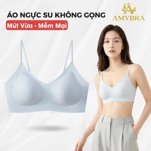 Combo Áo Ngực Su Không Gọng Tàng Hình, Set Áo Lót Nữ Gom Ngực Chống Xệ AMYBRA A01