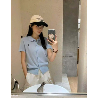 ÁO LEN CỘC DỆT KIM BẺ THÊU NGỰA