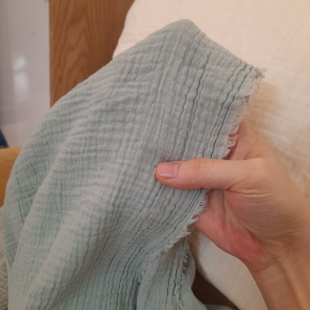 VẢI XÔ MUSLIN 2 LỚP MÀU TRƠN - MAY BỘ ĐỒ, ÁO, VÁY, KHĂN TẮM, CHĂN, GA, GỐI...