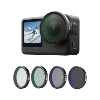 Bộ Kính Lọc CPL + ND8/16/32 Telesin S5-FLT-40 Cho DJI Action 6 - Lọc Sáng | Chống Chói | Tăng Chất Lượng Ảnh Chính Hãng