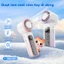JAMAY F27 Quạt cầm tay - 100 cấp độ gió, gập linh hoạt 135 độ, tích hợp sò lạnh - Bảo hành 6 tháng - Tặng dây đeo
