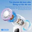 JAMAY F27 Quạt cầm tay - 100 cấp độ gió, gập linh hoạt 135 độ, tích hợp sò lạnh - Bảo hành 6 tháng - Tặng dây đeo