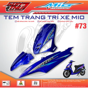TEM XE MIO SPORT #73 (CHẤT LIỆU CAO CẤP - SIÊU NÉT - SIÊU ĐẸP - SIÊU CUTE)