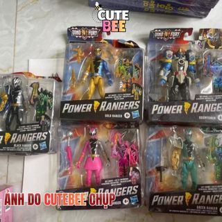 Mô hình Robot 5 Anh Em Siêu Nhân Power Rangers xuất dư nguyên hộp, vỏ móp - Đồ chơi CUTE BEE