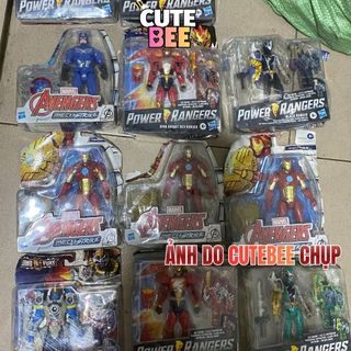 Mô hình Robot 5 Anh Em Siêu Nhân Power Rangers xuất dư nguyên hộp, vỏ móp - Đồ chơi CUTE BEE