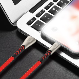 Cáp sạc dây dù siêu bền Hoco U48 cổng LaiNing, dài 1.2M