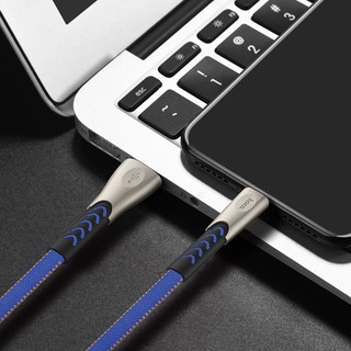 Cáp sạc dây dù siêu bền Hoco U48 cổng LaiNing, dài 1.2M