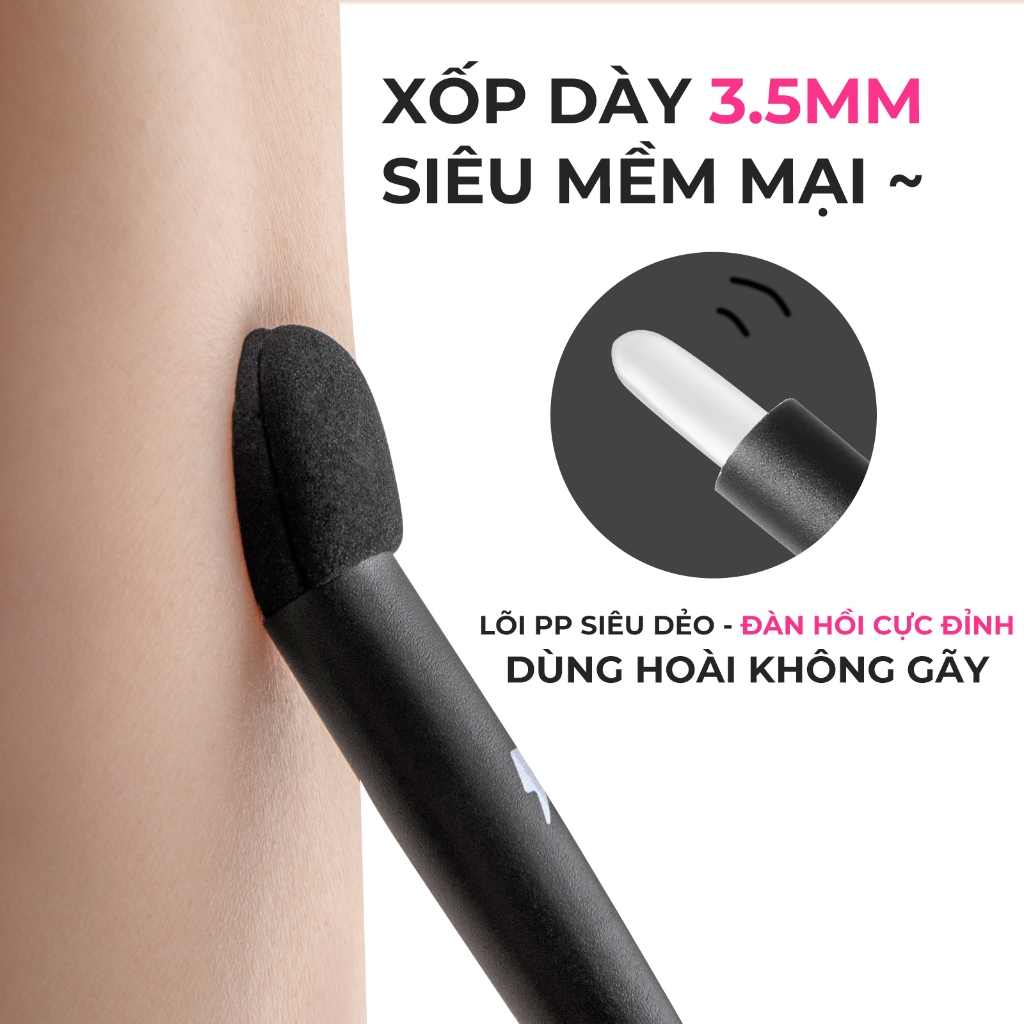 BLJ Cọ che khuyết điểm đầu bọt biển Trang điểm rất dễ ăn phấn cọ trang điểm