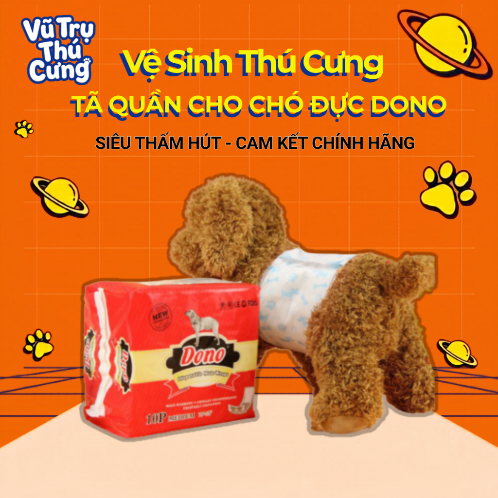 Tã Quần/ Bỉm Cho Chó Đực DONO nhiều size