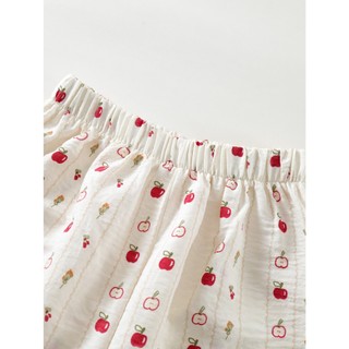 Set Bộ Bé Gái, Đồ Bộ Bé Gái Áo Cổ Bèo Kèm Quần Ống Suông Chất Liệu Cotton Mềm Mại