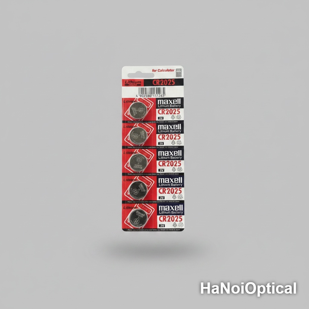 Vỉ 5 Viên Pin Maxell CR2025 3V Chính Hãng - Pin Cúc Áo Lithium Cho Đồng Hồ, Remote Ô Tô, Chìa Khóa Thông Minh