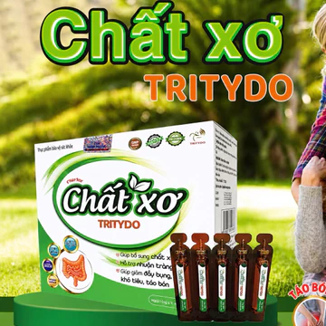 BỔ SUNG CHẤT XƠ TRITYDO hộp 15 ống - Bổ sung chất xơ, nhuận tràng, hỗ trợ giảm táo bón, đầy bụng, khó tiêu