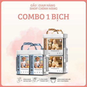 Tã Bỉm Royalsoft Cao Cấp Chính Hãng Đủ Size Đóng Đêm/Ngày Cho Bé