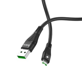 Cáp sạc dây dù siêu bền Hoco U53 cổng MicroUSB, dài 1.2M, max 4A