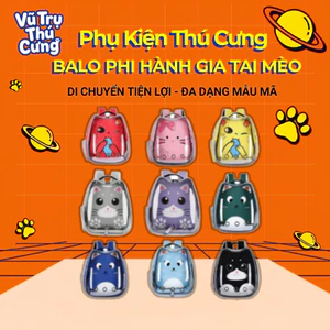 Balo Phi Hành Gia Cho Chó Mèo Nhiều Màu Sắc, Chất Liệu Thoáng Khí