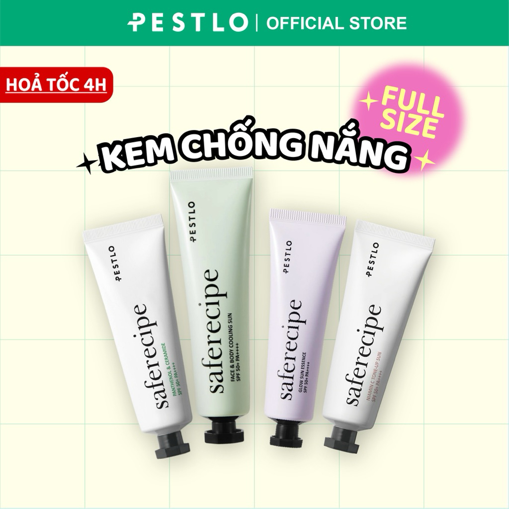 Kem chống nắng PESTLO Saferecipe SPF50 PA++++