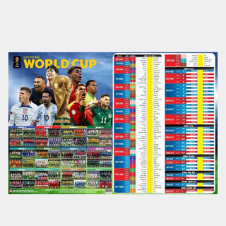 Cẩm Nang World Cup 2026 - Tặng Kèm Mô Hình Cúp World Cup + Lịch Thi Đấu Khổ Lớn
