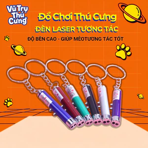 Đèn Laser trêu mèo, Đồ chơi đèn laze cho mèo giải toả căng thẳng