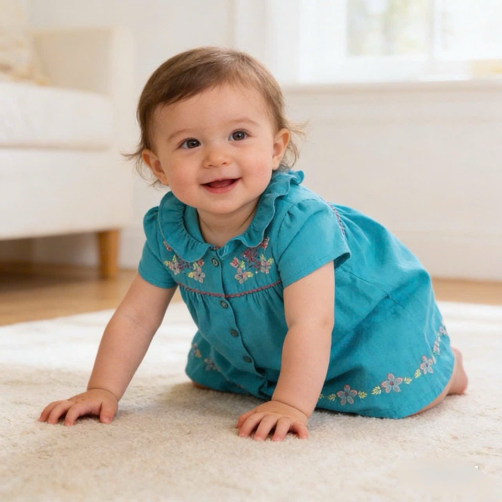Váy bé gái sơ sinh C1030 đầm xuất dư mềm mịn – thời trang newborn dễ thương, size 3–9M (3–9kg)