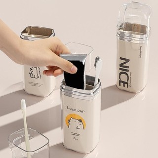 Hộp Đựng Bàn Chải Đánh Răng Mèo , Hộp Đựng Bàn Chải Đánh Răng Tiện Lợi