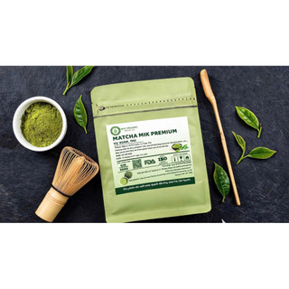 Bột Matcha MIK Premium  100G - Matcha Nguyên Chất Vụ Xuân, Thu, Chính Hãng