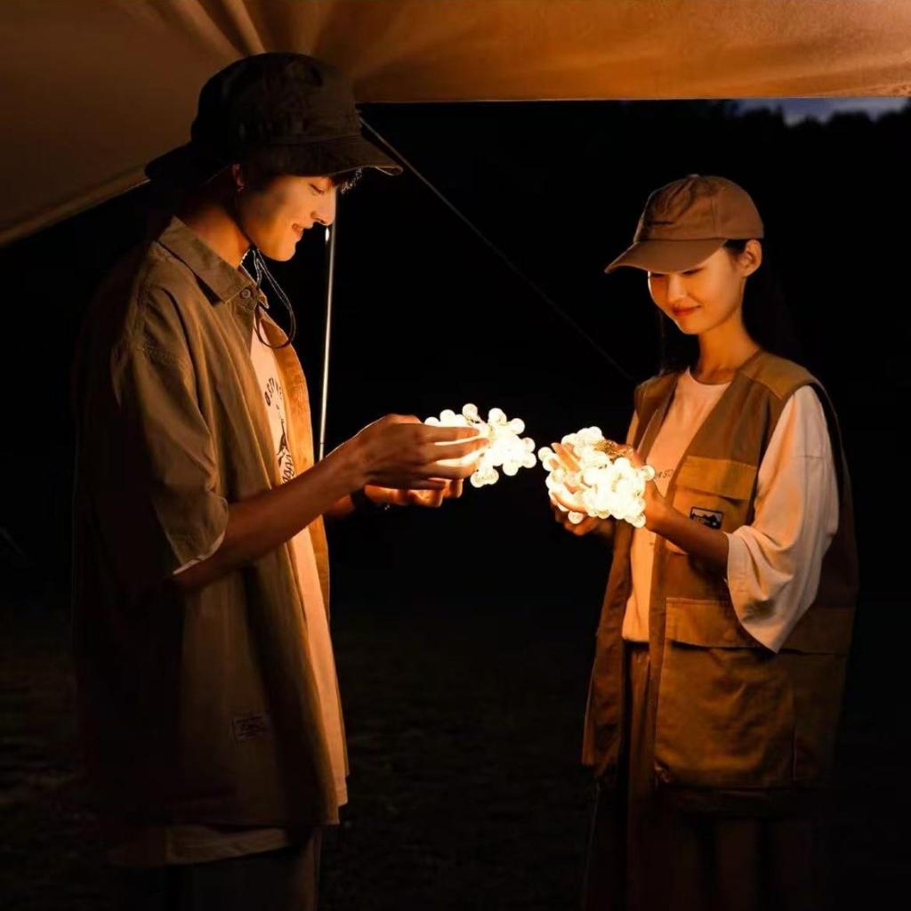 【6M，10M】Đèn LED Trang Trí Bóng Tròn Trang Trí Nhà Cửa, Noel, Lễ Tết