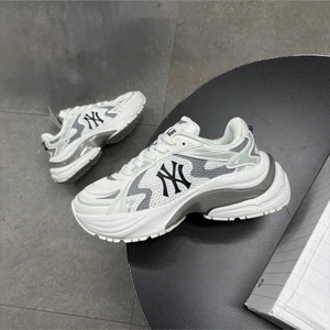 Giày MLB Korea Curve Runner New York Yankees White - 3ARNSPL4N-50WHS Chính Hãng