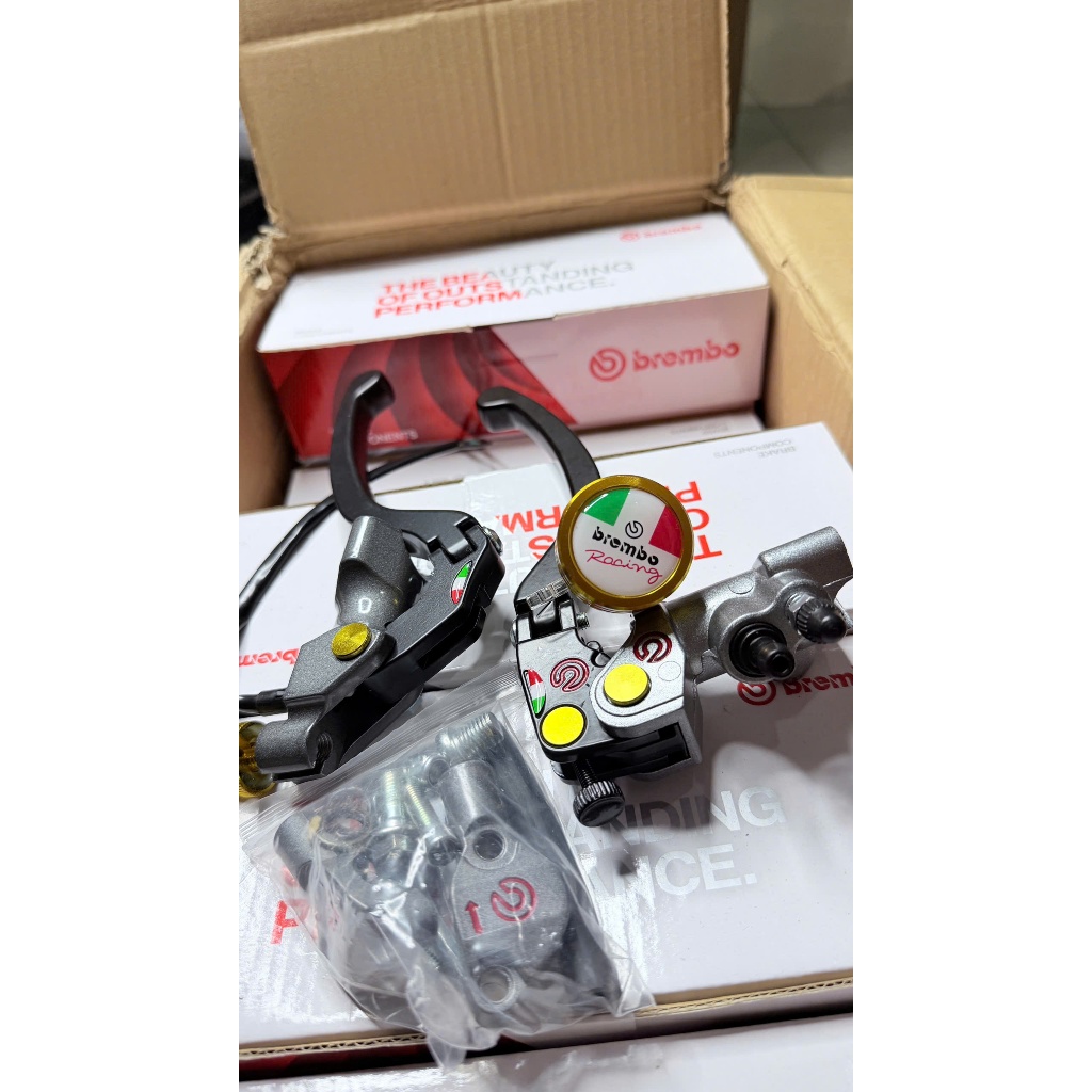 Tay thắng tay col Brembo rcs 19mm bình dầu rời hàng cực đẹp (mong ACE ủng hộ shop)