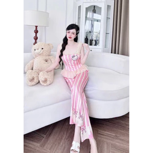 Áo dây quần dài có mút ngực,lụa latin,chất mềm nhẹ mât