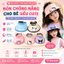 Nón Chống Nắng Trẻ Em Hoạt Hình Sanrio Hello Kitty Kuromi Pochacco Che Nắng UV Điều Chỉnh Size Cho Bé
