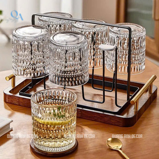 Tổng Hợp - Ly Thủy Tinh Chịu Nhiệt Uống Cà Phê Vintage | Cốc Uống Cà Phê Espresso, Cappuccino