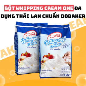 Bột Whipping Cream Thái Lan One - Xanh Dương Không Ngọt Mịn Ngon Dễ - Chuẩn Chọn DoBaker