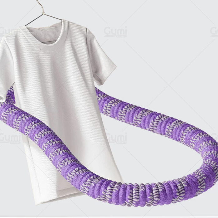 Vòng Lắc Eo Lò Xo Bọc Vải Dệt Kim Mềm Tập Thể Dục, Tập Yoga Tại Nhà Chất Liệu Thép Bọc Vải Cao Cấp anhi ntt95